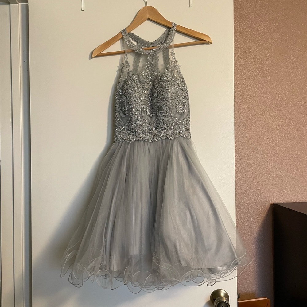 Dancing Queen Tulle Floral Prom Homecoming Dress